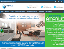 Tablet Screenshot of habitualimoveis.com.br